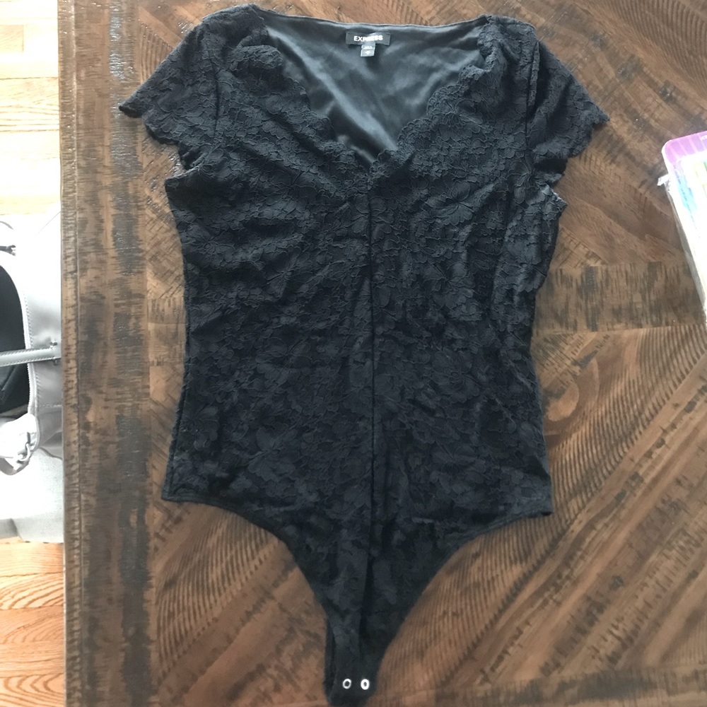 Black Lace Bodysuit